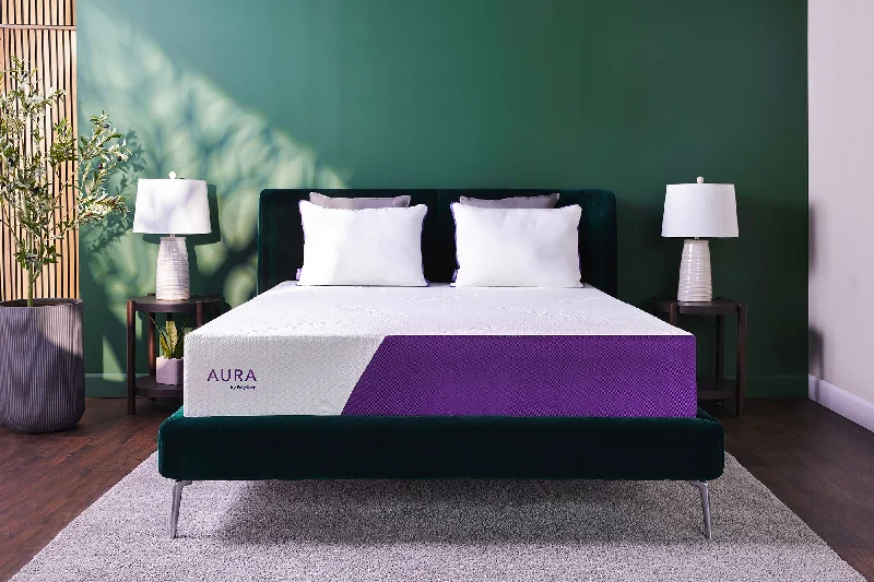 Memory foam mattresses for pressure relief and contouringThe Aura Mattress